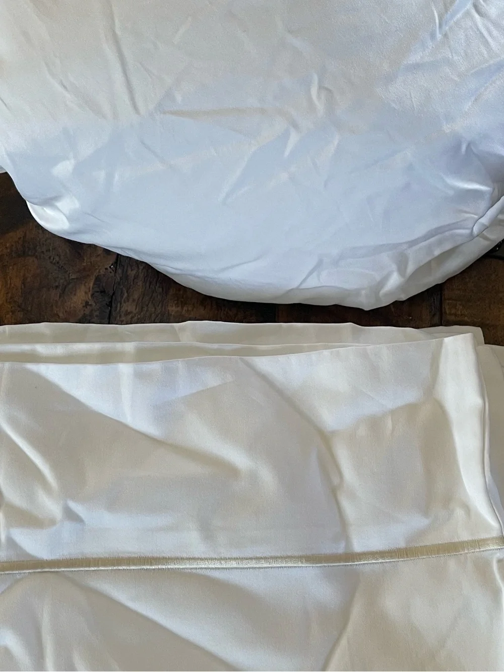 NEW Quince Signature Giza Cotton Sateen Fitted Sheet Set, King (NO Flat Sheet)